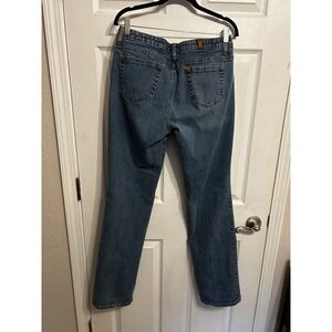 Aura Wrangler Womens 12 P Short Rise Medium Wash Blue Denim Jeans Western